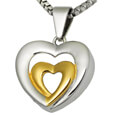 Premium Stainless Steel Married Hearts